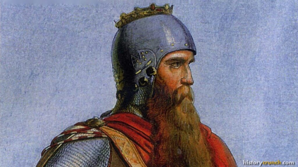 'Emperor Frederick Barbarossa' by Christian Siedentopf. (1847)