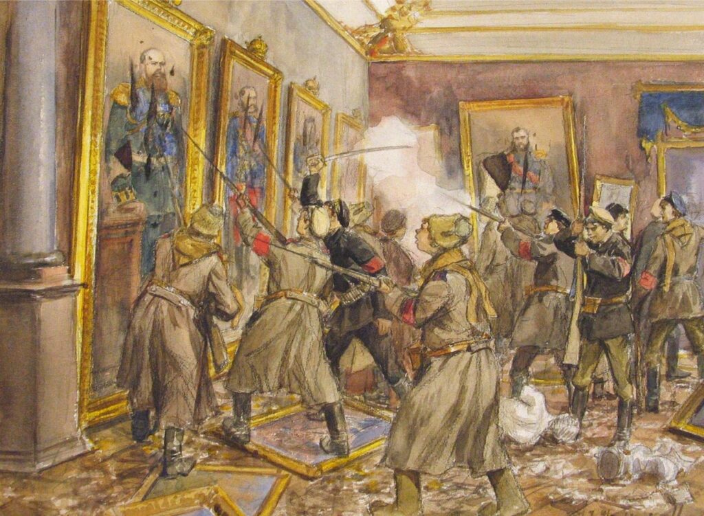 October Revolution Storming Winter Palace