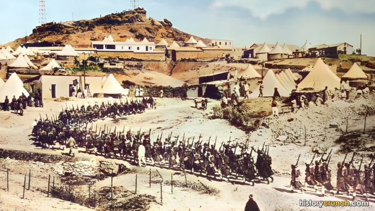French troops in Morocco during the Second Moroccan Crisis.