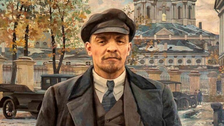 'Lenin in front of Smolny' by Isaak Brodsky. (1925)