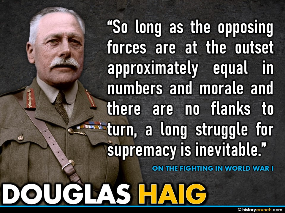 Britain in WW1 Haig Quote