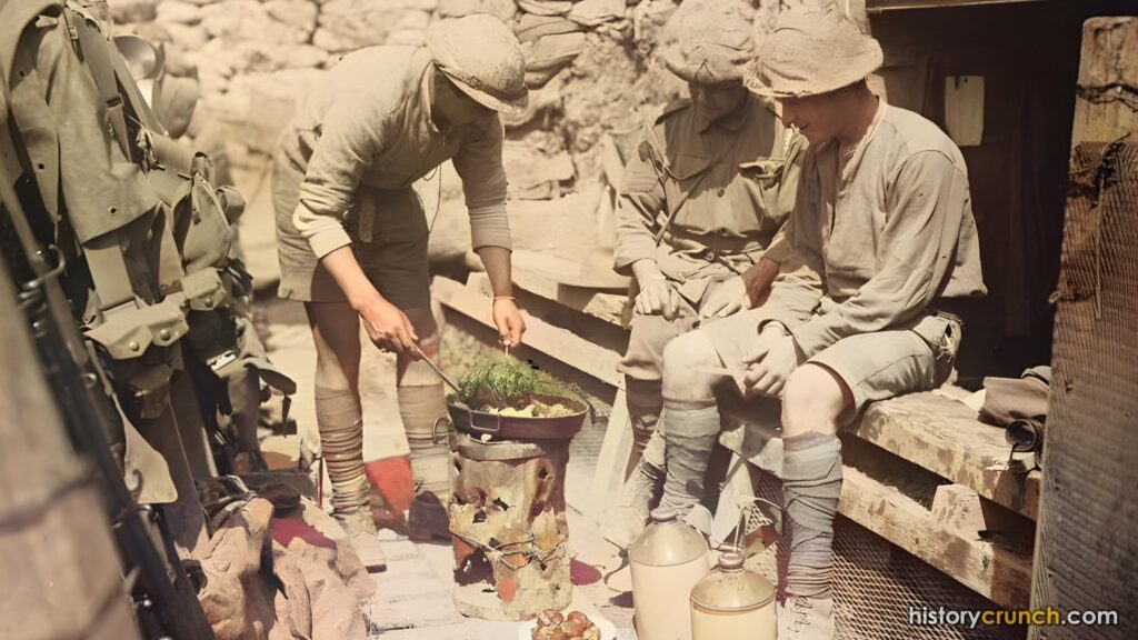 Daily Routine in the Trenches
