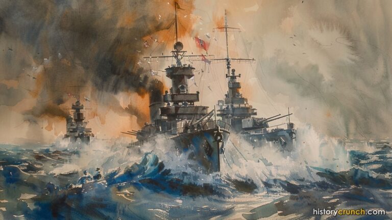 The Anglo-German naval race before World War I: both countries raced to build battleships.