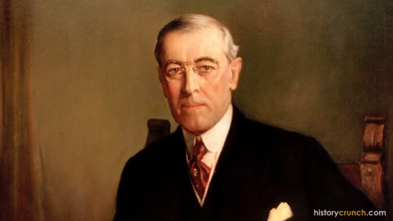 Woodrow Wilson, President of the United States from 1913 to 1921.