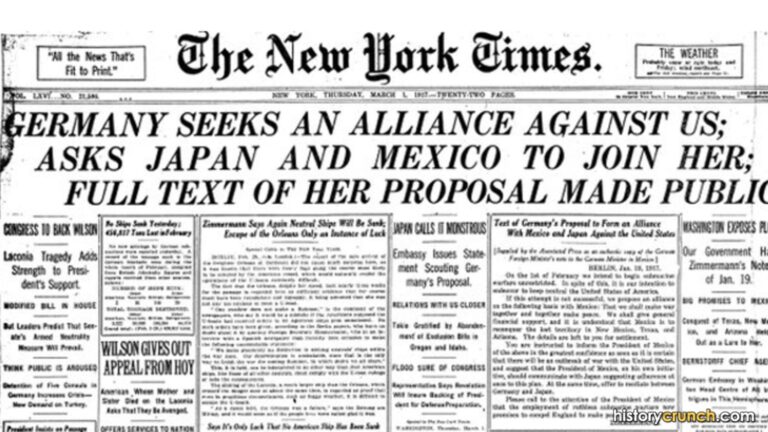 The Zimmermann Telegram helped bring the United States into World War I.