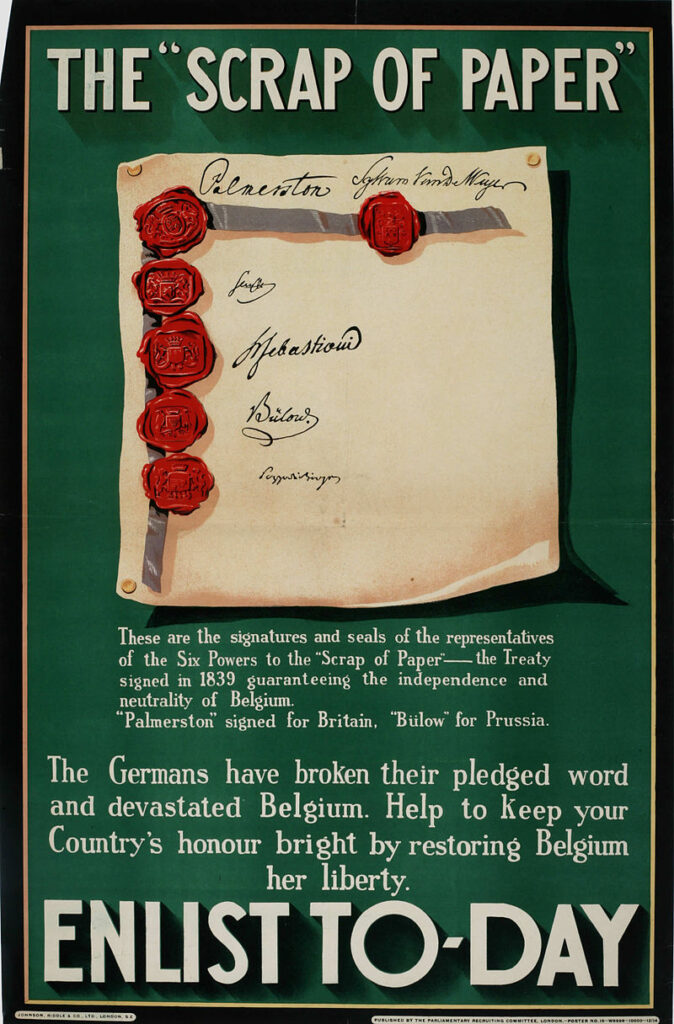 British Propaganda Poster (1914)