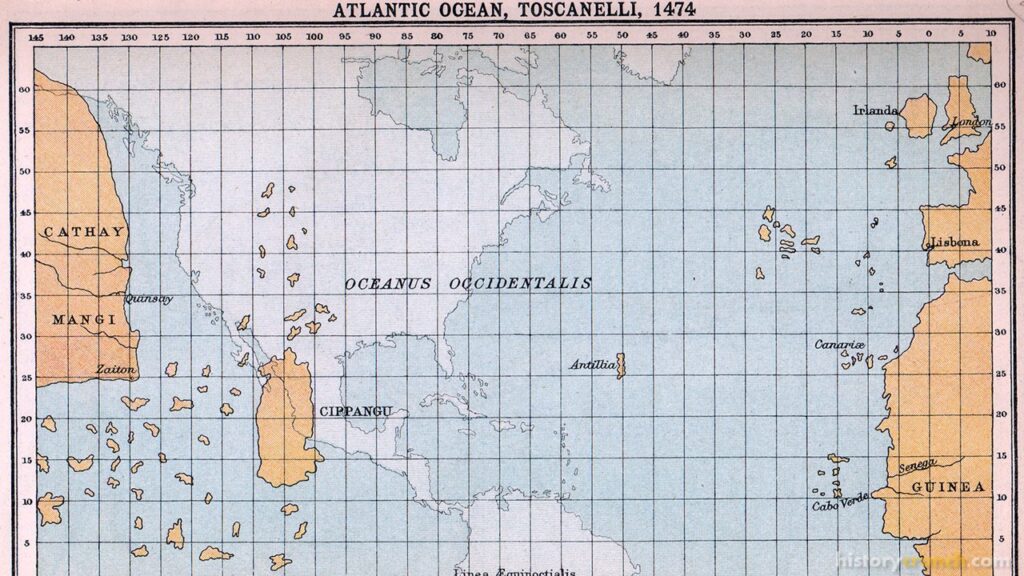 Toscanelli Columbus Map