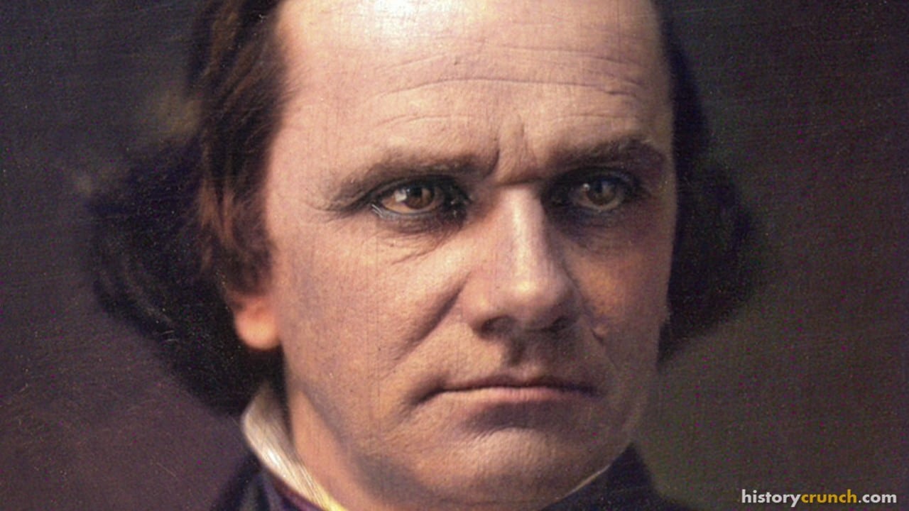 Photograph of Stephen Douglas (Colorized by historycrunch.com)