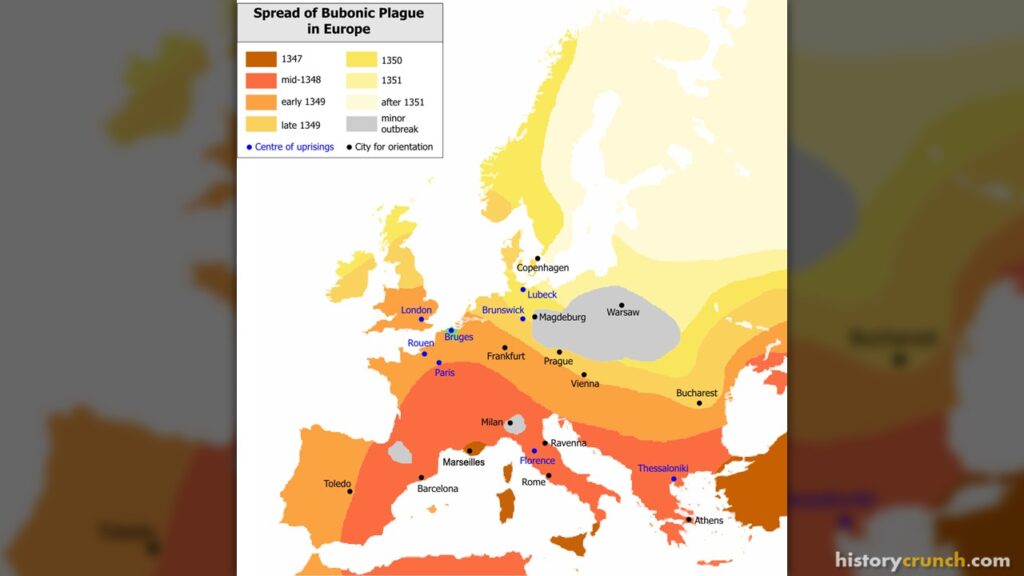 Black Death Map