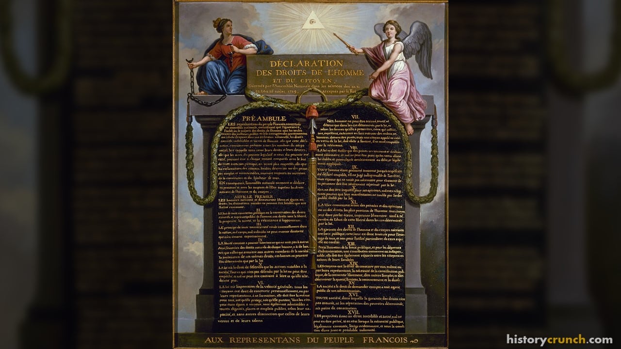 Declaration of the Rights of Man and of the Citizen.