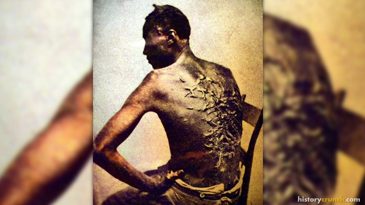 'Gordon' or 'Whipped Peter' (1863) (Colorized by historycrunch.com)