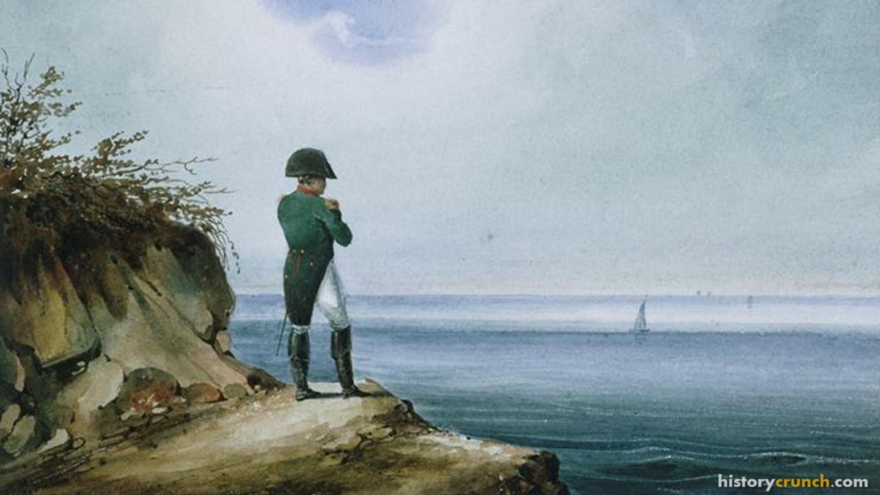 'Napoleon on Saint Helena' by Franz Josef Sandmann. (1820)