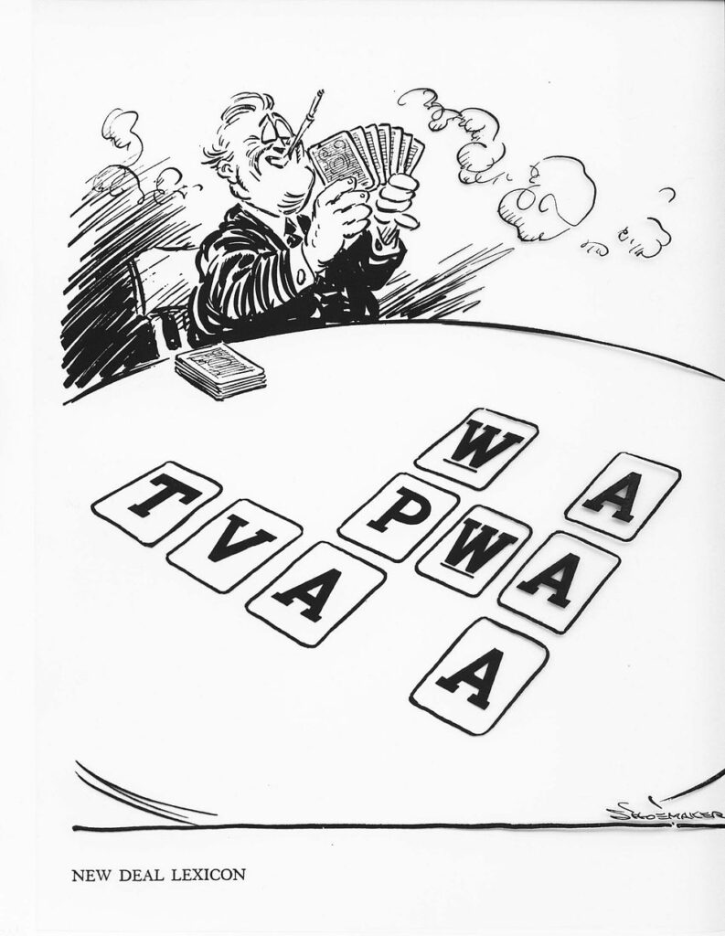 New Deal Cartoon
