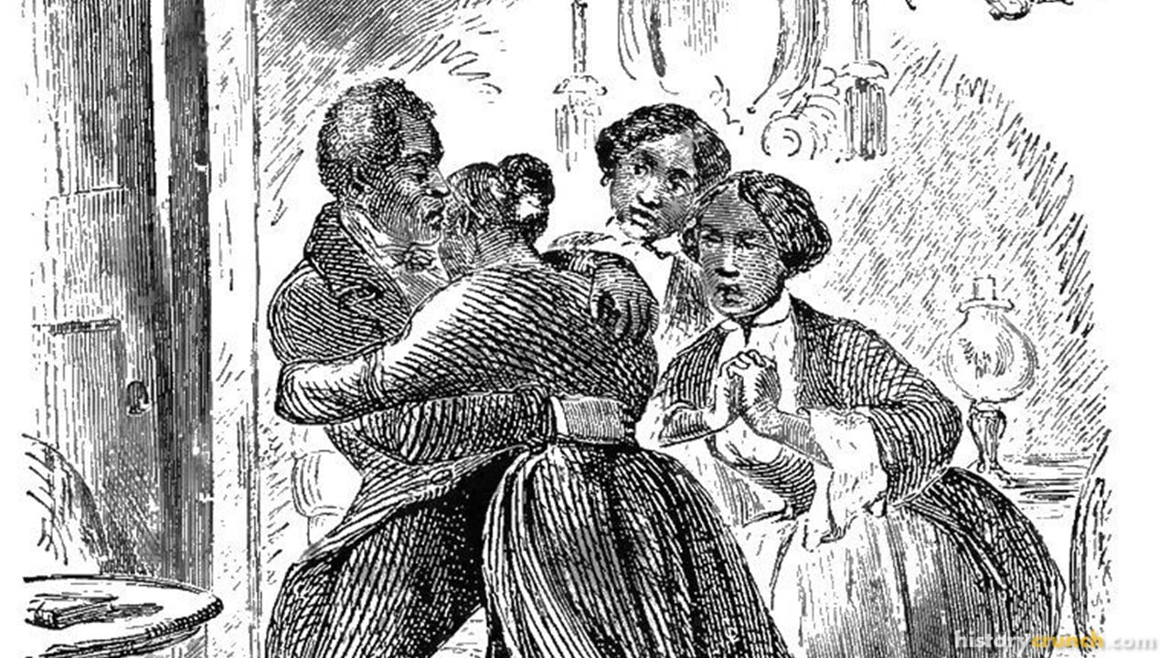 Solomon Northup returning home to his family from 'Twelve Years a Slave'. (1853)