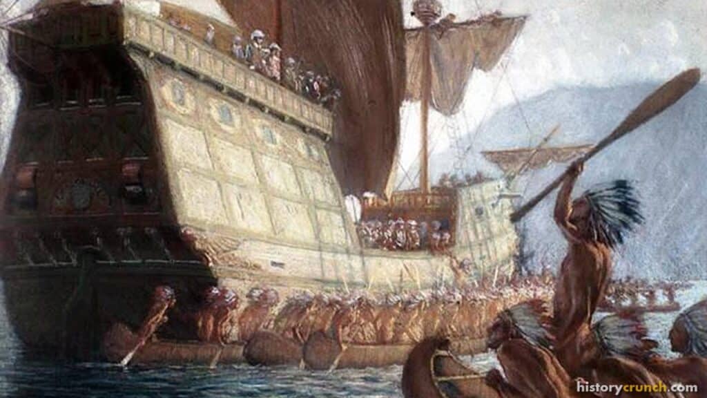 Arrival of Samuel de Champlain