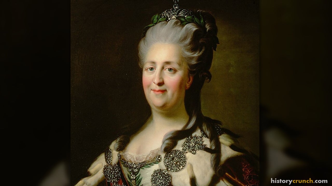 'Portrait of Catherine II of Russia' by Alexander Roslin. (1780s)