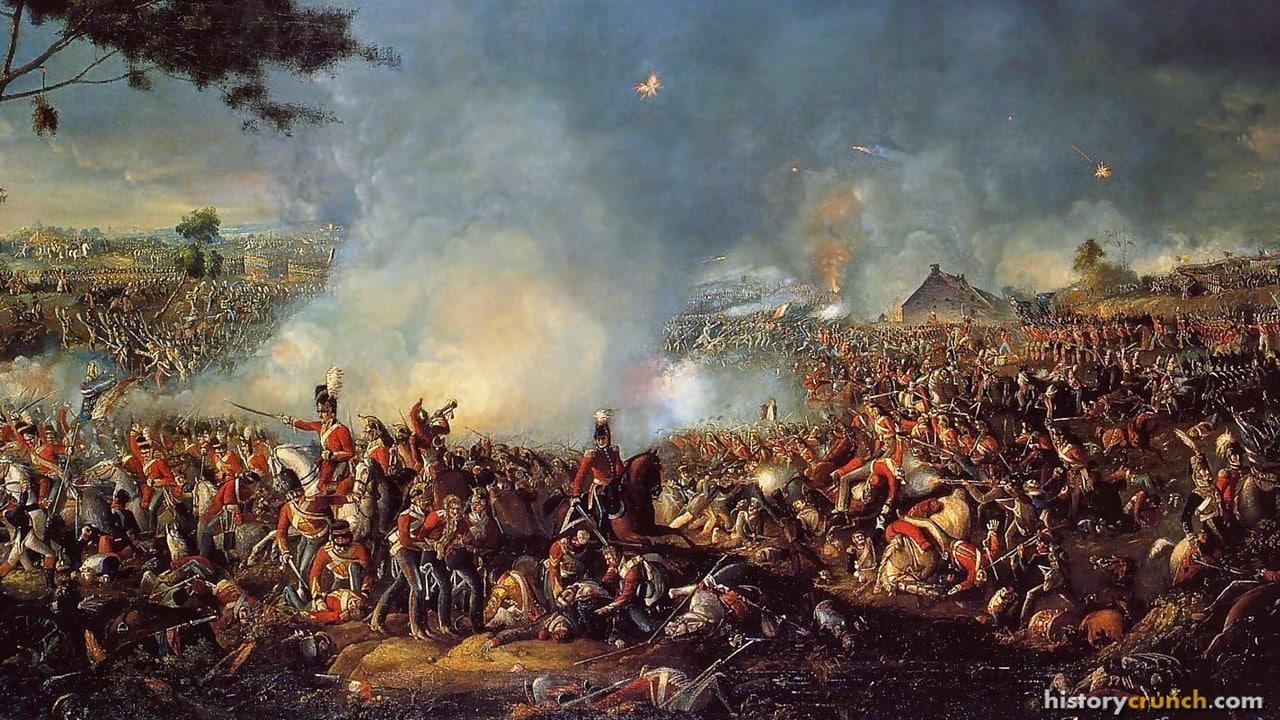 'Battle of Waterloo' by William Sadler. (1815)
