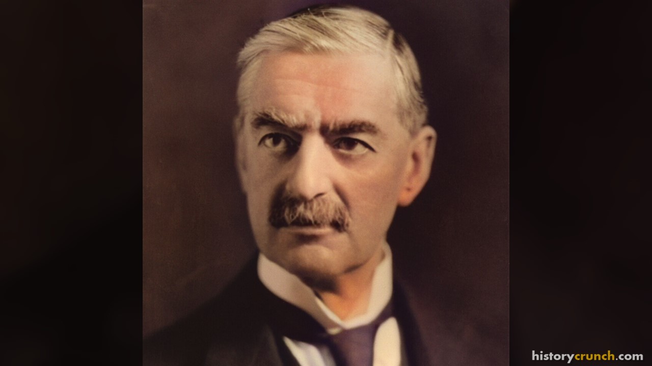 Neville Chamberlain (Colorized by historycrunch.com)