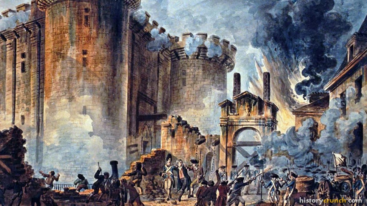 'The storming of the Bastille' by Jean-Pierre Houël. The storming of the Bastille was an important event in the French Revolution of 1789.