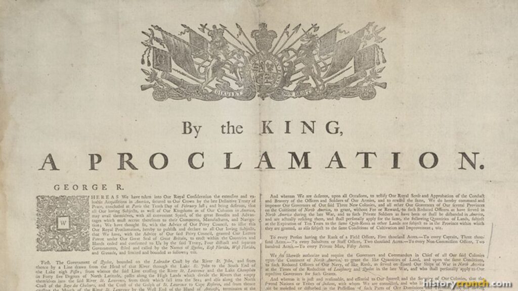 Proclamation of 1763