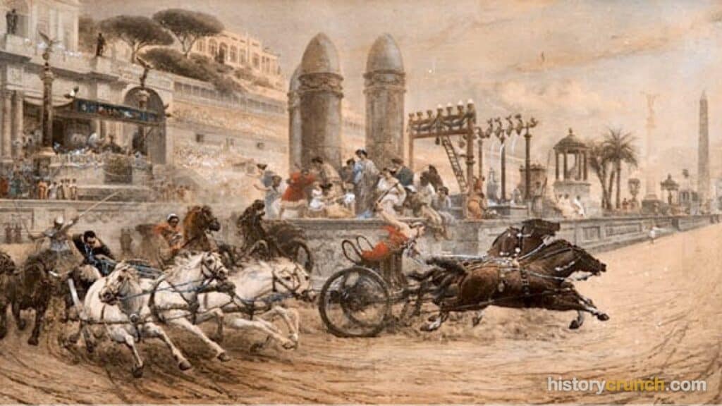 Chariot Racing in Ancient Rome.