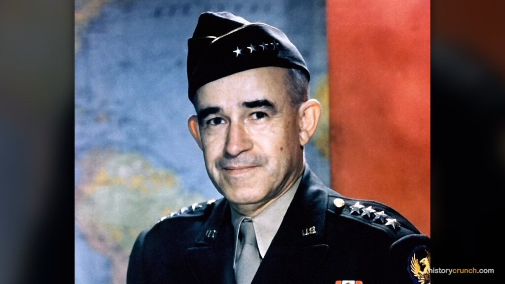 Omar Bradley, a four-star general in the U.S. Army, served as a senior American commander during World War II.