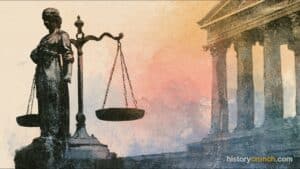 Artistic representation of Separation of Powers.