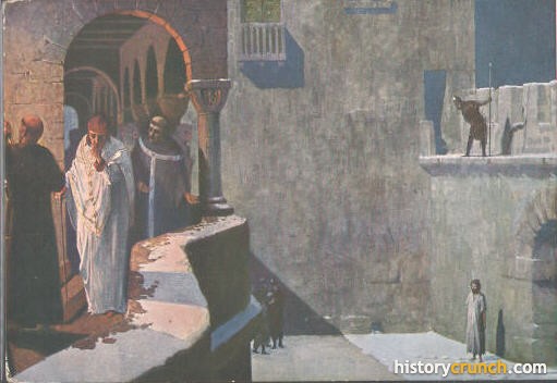 'Henry IV at Canossa' by Michael Zeno Diemer. (early 20th century)