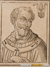 Woodcut portrait of Pope Urban II. (16th century)