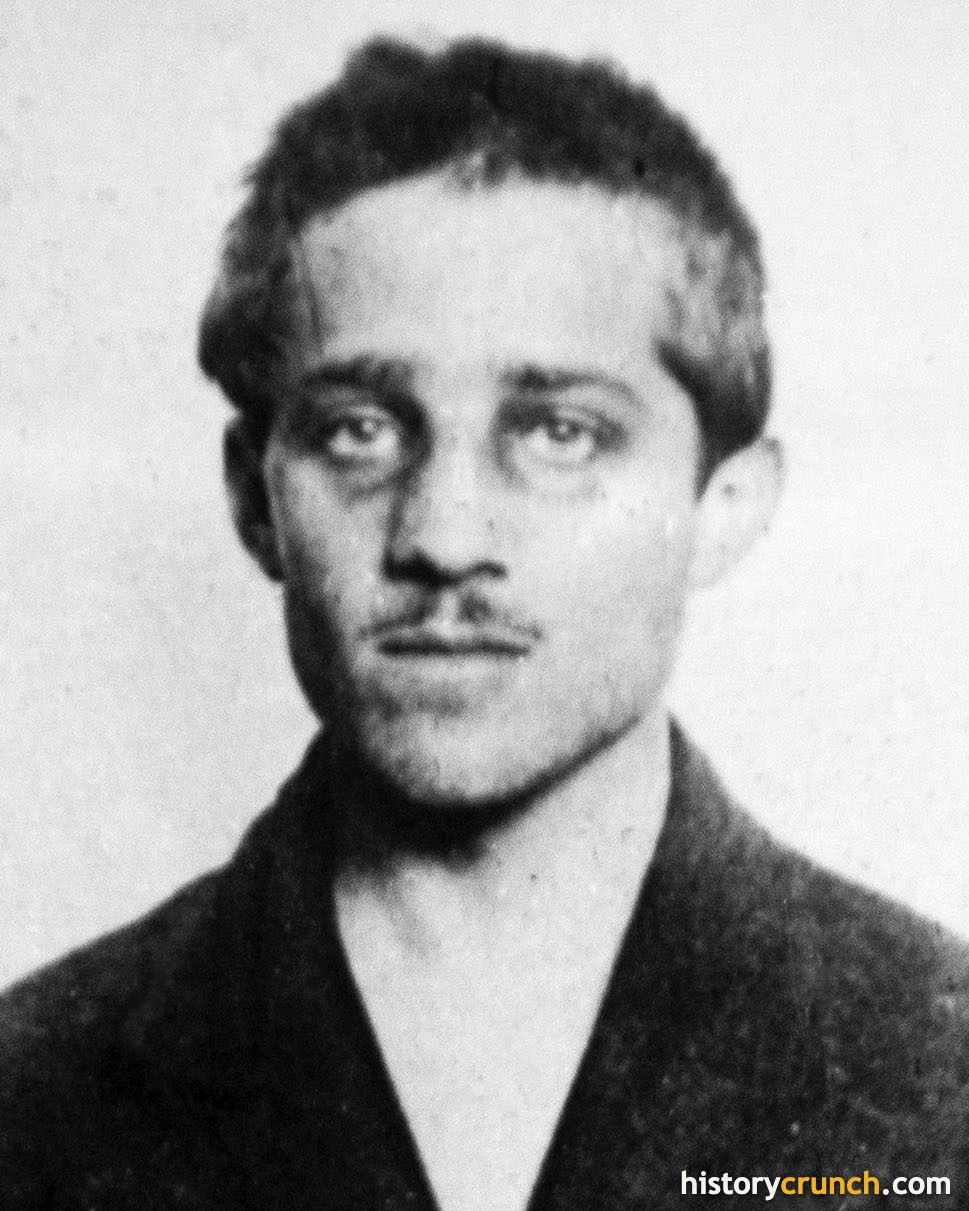 Gavrilo Princip in July 1914, days after the assassination.